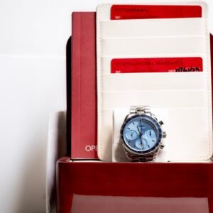 2025 OMG Speedmaster 38 Blue Dial Chronograph 324.30.38.50.03.001 – Full Set
