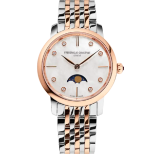 Frederique Constant Classics Slimline Ladies Moonphase - FC-206MPWD1S2B