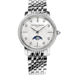 Frederique Constant Classics Slimline Ladies Moonphase - FC-206MPWD1SD6B