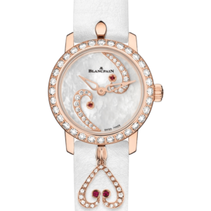 Blancpain Ladybird Ultraplate Diamond Red Gold Mother of Pearl Ladies Watch - 0063A 2954 63A
