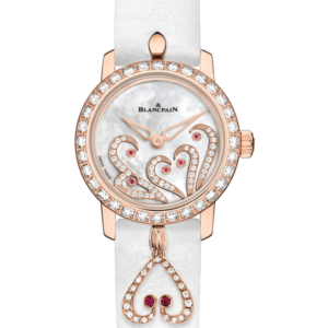 Blancpain Ladybird Ultraplate Red Gold Mother of Pearl Diamond Ladies Watch - 0063B 2954 63A