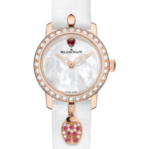 Blancpain Ladybird Ultraplate Mother of Pearl Red Gold Diamond Ladies Watch - 0063D 2954 63A
