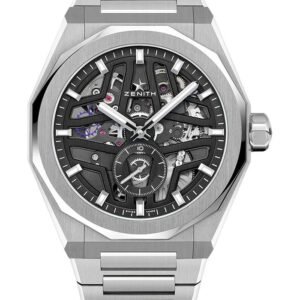 Zenith Defy Skyline Skeleton Watch - 41 mm Steel Case - Openworked Dial - Stainless Steel Bracelet - 03.9300.3620/78.I001