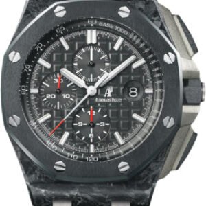 Audemars Piguet Royal Oak Offshore Tourbillon Chronograph 44mm Black Index Forged Carbon Rubber | 26550AU.OO.A002CA.01