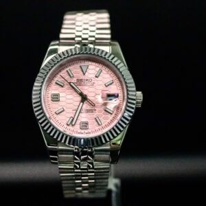 Seiko Mod Land Dweller Pink