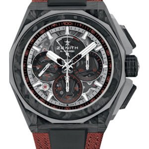 Zenith Defy Extreme E Copper X Prix Watch - 45 mm Carbon And Ti Case - Tinted Sapphire Dial - Copper Velcro (Recycled Tires) Strap - 10.9100.9004-5/27.I307