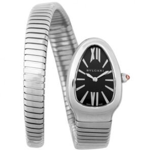 Bvlgari Serpenti Tubogas Quartz Black Dial Ladies Watch