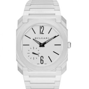 Bvlgari Octo Finissimo Automatic Silver Dial Platinum Microrotor Men's Watch