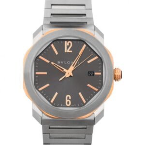 Bvlgari Octo Roma Automatic Grey Dial Men's Watch