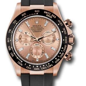 Rolex Everose Gold Cosmograph Daytona 40 Watch - Pink Diamond Dial - 116515LN pdof