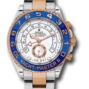 Rolex Steel Yacht-Master II 44 Watch - White Dial - 116681