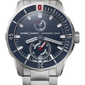 Ulysse Nardin Diver Chronometer 44 mm - Titanium Case - Blue Dial - Steel Bracelet
