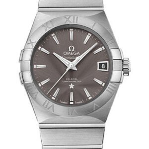 Omega Constellation Co-Axial Watch - 38 mm Steel Case - Grey Dial - 123.10.38.21.06.001
