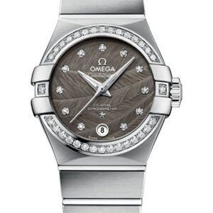 Omega Constellation Co-Axial Watch - 27 mm Steel Case - Grey Dial - 123.15.27.20.56.001