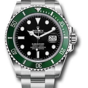 Rolex Steel Submariner Date Watch - The Starbucks - Green Bezel - Black Dial - 2020 Release - 126610LV