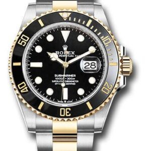 Rolex Steel and Gold Submariner Date Watch - Black Bezel - Black Dial - 2020 Release - 126613LN