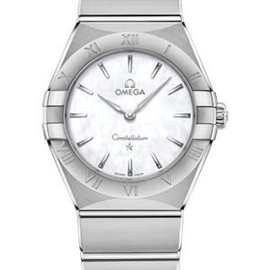Omega Constellation Manhattan Quartz Watch - 28 mm Steel Case - Mother-Of-Pearl Dial - 131.10.28.60.05.001