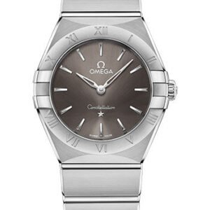 Omega Constellation Manhattan Quartz Watch - 28 mm Steel Case - Grey Dial - 131.10.28.60.06.001