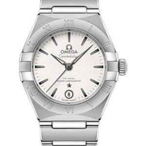 Omega Constellation Manhattan Co-Axial Master Chronometer Watch - 29 mm Steel Case - Crystal White Silvery Dial - 131.10.29.20.02.001