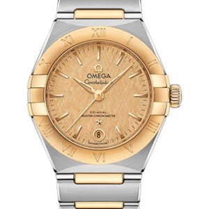 Omega Constellation Manhattan Co-Axial Master Chronometer Watch - 29 mm Steel And Yellow Gold Case - Champagne Dial - 131.20.29.20.08.001