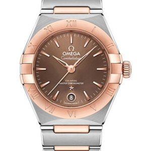 Omega Constellation Manhattan Co-Axial Master Chronometer Watch - 29 mm Steel And Sedna Gold Case - Brown Dial - 131.20.29.20.13.001