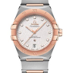 Omega Constellation OMEGA Co-Axial Master Chronometer - 36 mm Steel And Sedna Gold Case - Silvery Diamond Dial - 131.20.36.20.52.001