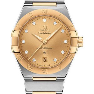 Omega Constellation OMEGA Co-Axial Master Chronometer - 39 mm Steel And Yellow Gold Case - Champagne Diamond Dial - 131.20.39.20.58.001