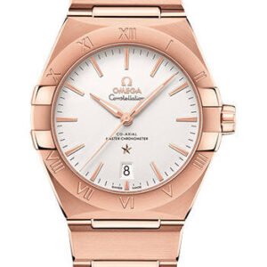 Omega Constellation OMEGA Co-Axial Master Chronometer - 39 mm Sedna Gold Case - Opaline Silvery Dial - 131.50.39.20.02.001