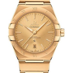 Omega Constellation OMEGA Co-Axial Master Chronometer - 39 mm Yellow Gold Case - Champagne Dial - 131.50.39.20.08.001