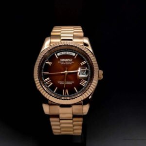 Seiko Mod Day-Date Chocolate