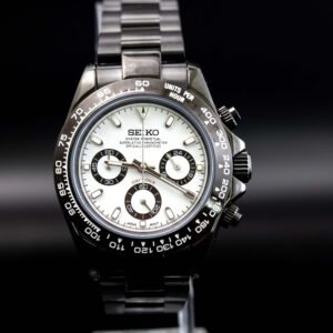 Seikomod Black Daytona Panda