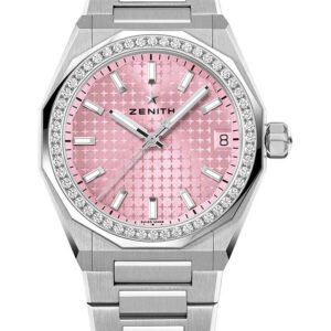 Zenith Defy Skyline 36 Watch - 36 mm Steel Case - Pink Dial - Interchangeable Steel Bracelet - 16.9400.670/18.I001