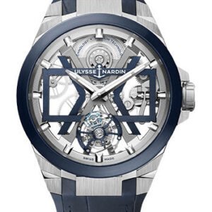 Ulysse Nardin Blast 45 mm Beware of Blast - Titanium Case - Blue Dial - Leather Strap