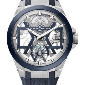 Ulysse Nardin Blast 45 mm Beware of Blast - Titanium Case - Blue Dial - Rubber Strap