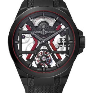 Ulysse Nardin Blast 45 mm Beware of Blast - Titanium And Ceramic Case - Black Dial - Rubber Strap