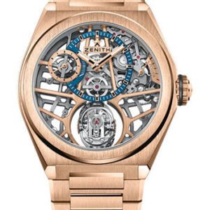 Zenith Defy Zero G Watch - Rose Gold - Openworked Dial - Rose Gold Bracelet - 18.9000.8812/79.M9000