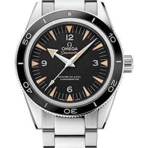 Omega Seamaster 300 Omega Master Co-Axial Watch - 41 mm Brushed And Polished Steel Case - Unidirectional Bezel - Black Dial - 233.30.41.21.01.001