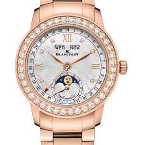 Blancpain Ladybird Quantieme Complet Diamond Red Gold Ladies Watch - 2360 2991A 76A