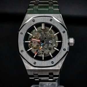 Seiko Mod Oak Skeleton Silver