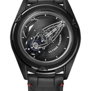 Ulysse Nardin Freak Vision 45 mm - Titanium Case - Black Dial - Leather Strap