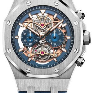 Audemars Piguet Royal Oak Tourbillon Chronograph Openworked Watch - 26347PT.OO.D315CR.01