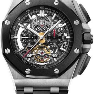 Audemars Piguet Royal Oak Offshore Tourbillon Chronograph Openworked Watch - 26348IO.OO.A002CA.01