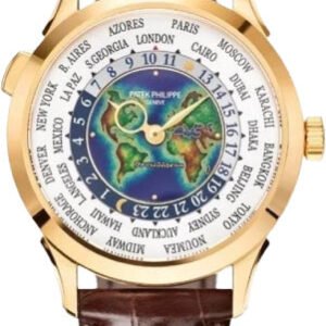 Patek Philippe Complications World Time Yellow Gold 38.5 mm Cloisonn Enamel Dial - 5231J-001