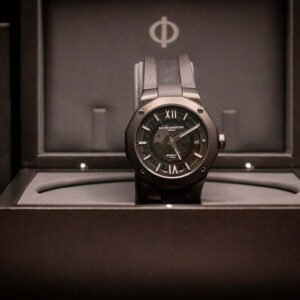 Baume & Mercier Riviera Automatic Skeleton watch Black-Steel ADLC (Ref. 10617)