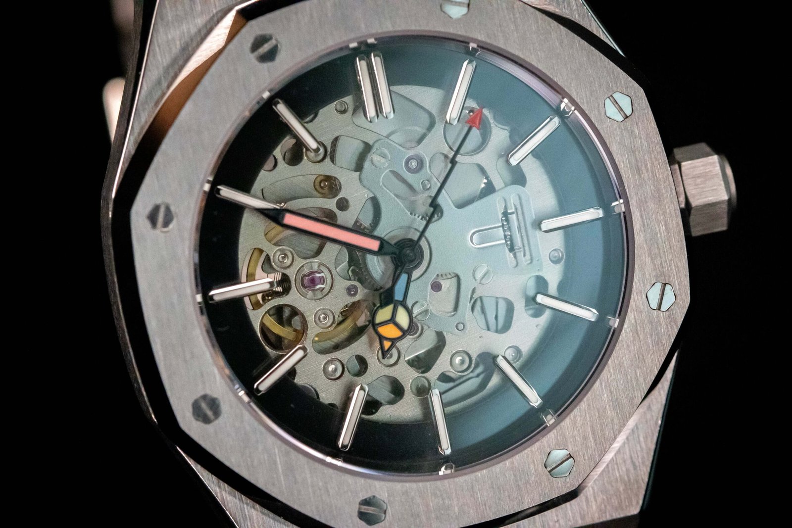 Seiko Mod Oak Skeleton Silver - Image 3