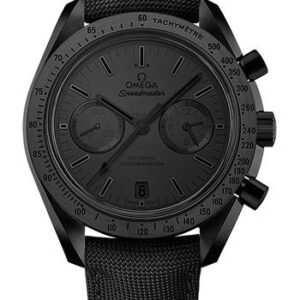 Omega Speedmaster Moonwatch Omega Co-Axial Chronograph Watch - 44.25 mm Black Ceramic Case - Black Dial - Black Nylon Strap - 311.92.44.51.01.005