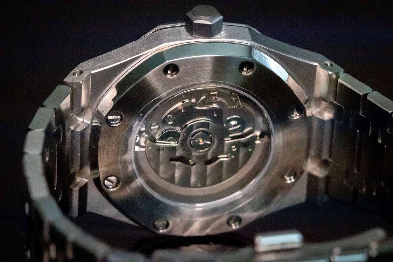 Seiko Mod Oak Skeleton Silver - Image 7