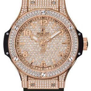 Hublot Big Bang 38 Gold Diamonds Watch-361.PX.9010.RX.1704