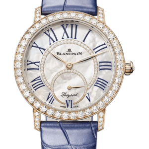 Blancpain Ladybird Colors Red Gold Diamond Blue Alligator Ladies Watch - 3661B 2954 55B