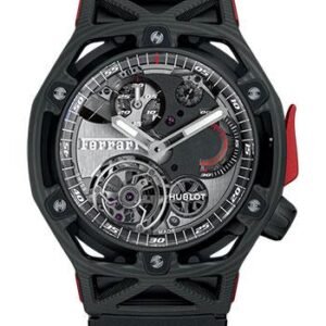 Hublot Techframe Ferrari Tourbillon Chronograph Carbon Limited Edition of 70 Watch-408.QU.0123.RX